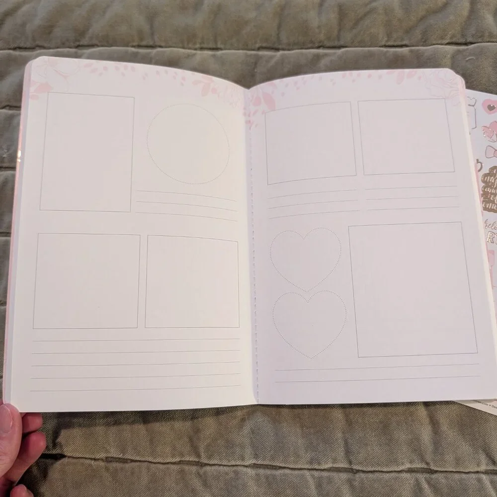 Erin Condren Petite Planner Wedding Love Grows w/stickers